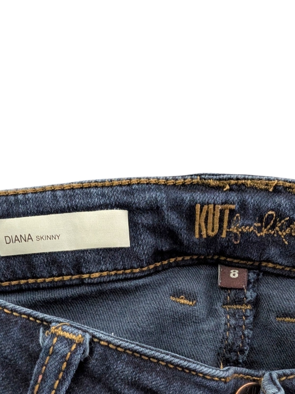 KUT from the Kloth Diana Skinny Jeans, Size 8 - Picture 6 of 11